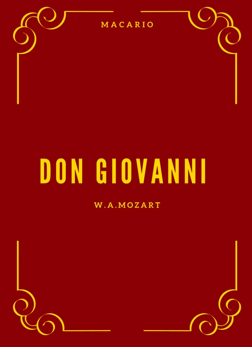 Don Giovanni: Full Score