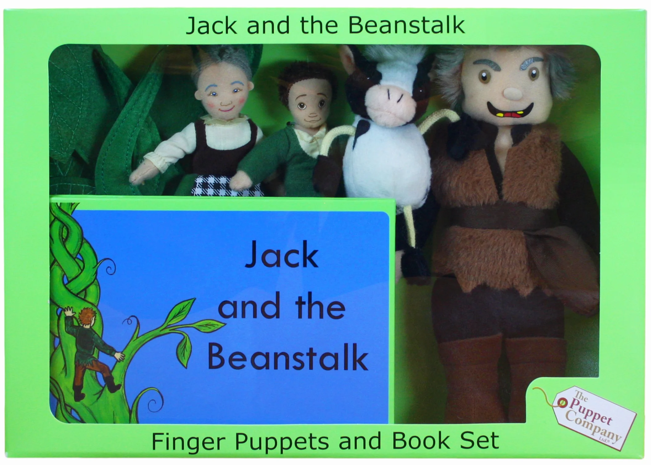The Puppet Company - Jack e il fagiolo Set di Marionette da dito Tradizionale, Multicolore