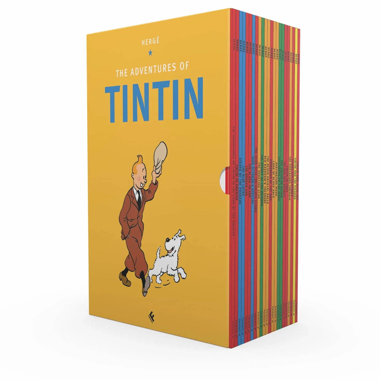 Tintin Paperback Boxed Set 23 Titles: The Complete Official Classic Children’s Illustrated Mystery Adventure Series