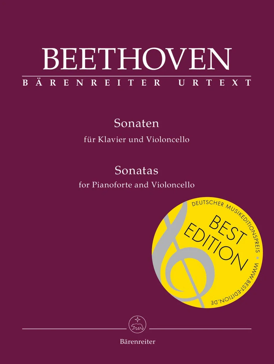 Sonaten für Klavier und Violoncello. Spielpartitur, Stimme, Kritischer Bericht, Urtextausgabe, Sammelband