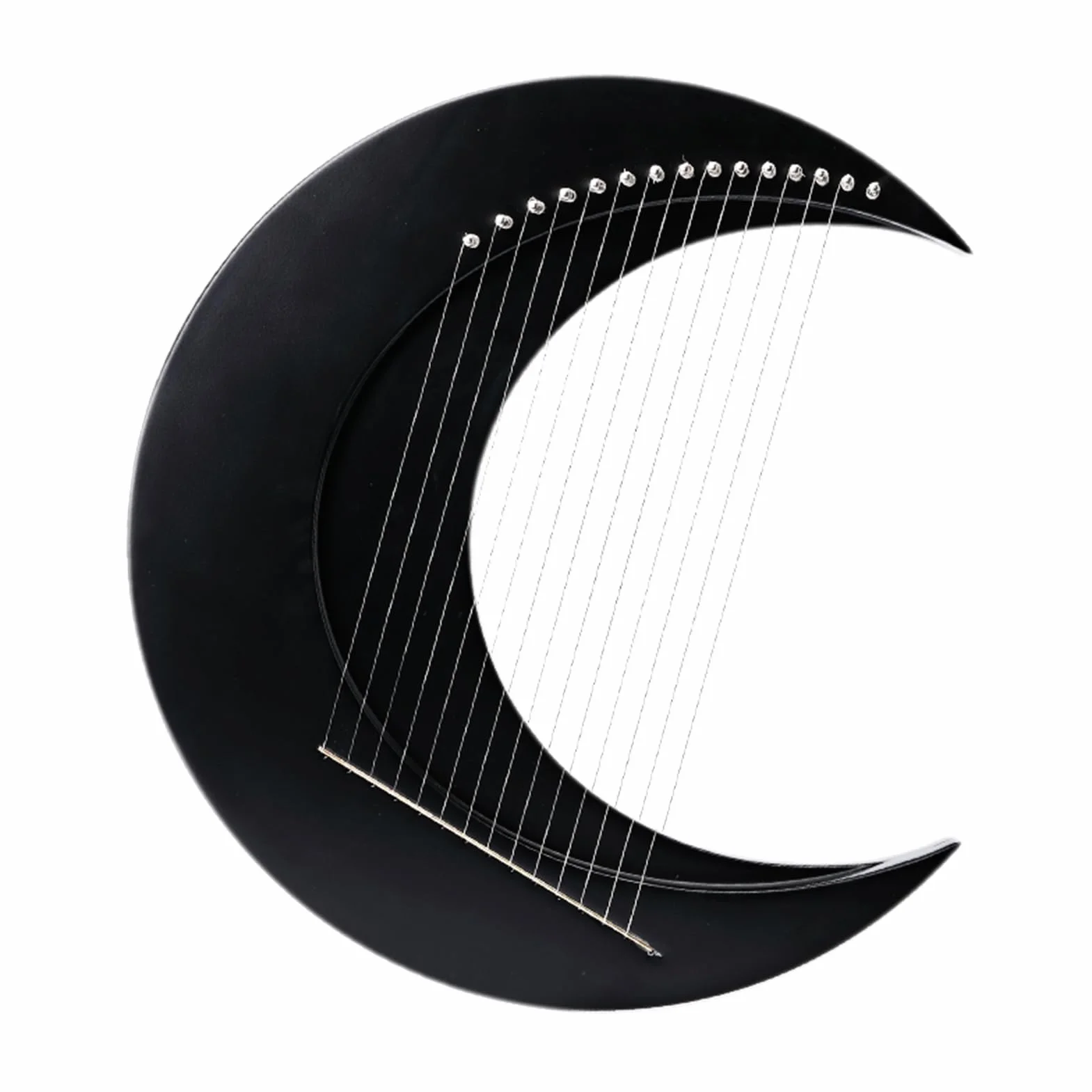 Arpa a Lira,Strumento a Corde per Arpa Portatile,Arpa in Legno,con Chiave per Accordatura Corda di Ricambio Cuscinetto Antiscivolo Copertura per Colonna di Corde Trucioli di
