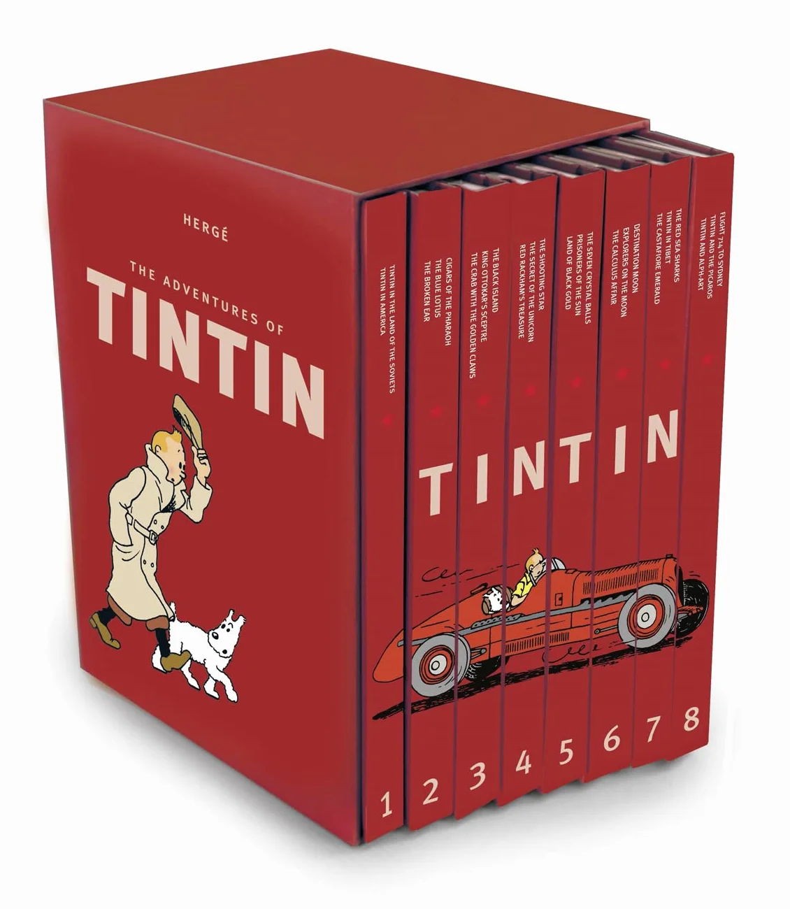 The Adventures Of Tintin Compact Editions The Tintin Collection: The Complete Official Classic Children’s Illustrated Mystery Adventure Series