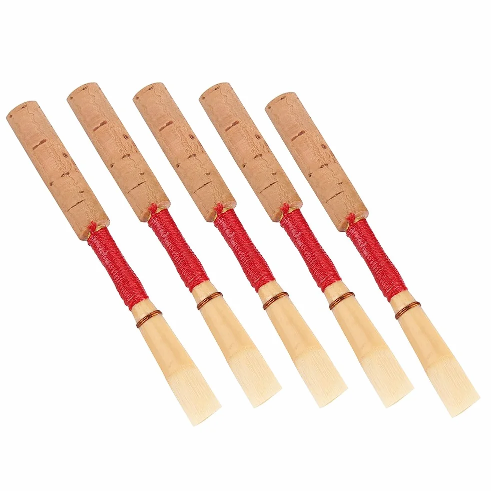 Canne Oboe Medie, 5 Pezzi di Buona qualità Canne per Oboe Reed Jones Implorano Accessori per Strumenti per Principianti Pesanti Forza Media