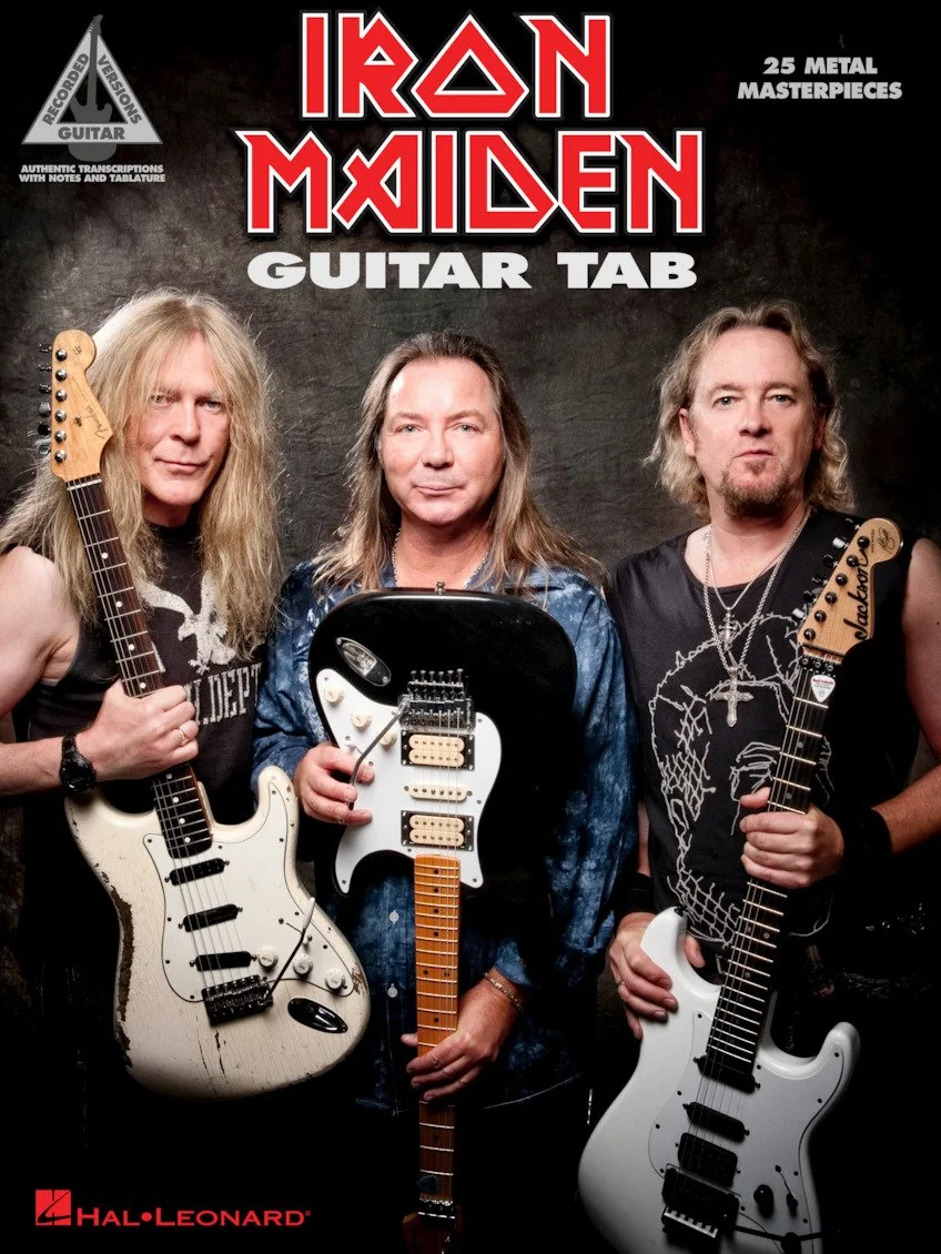 Iron Maiden - Guitar Tab: 25 Metal Masterpieces [Lingua inglese]