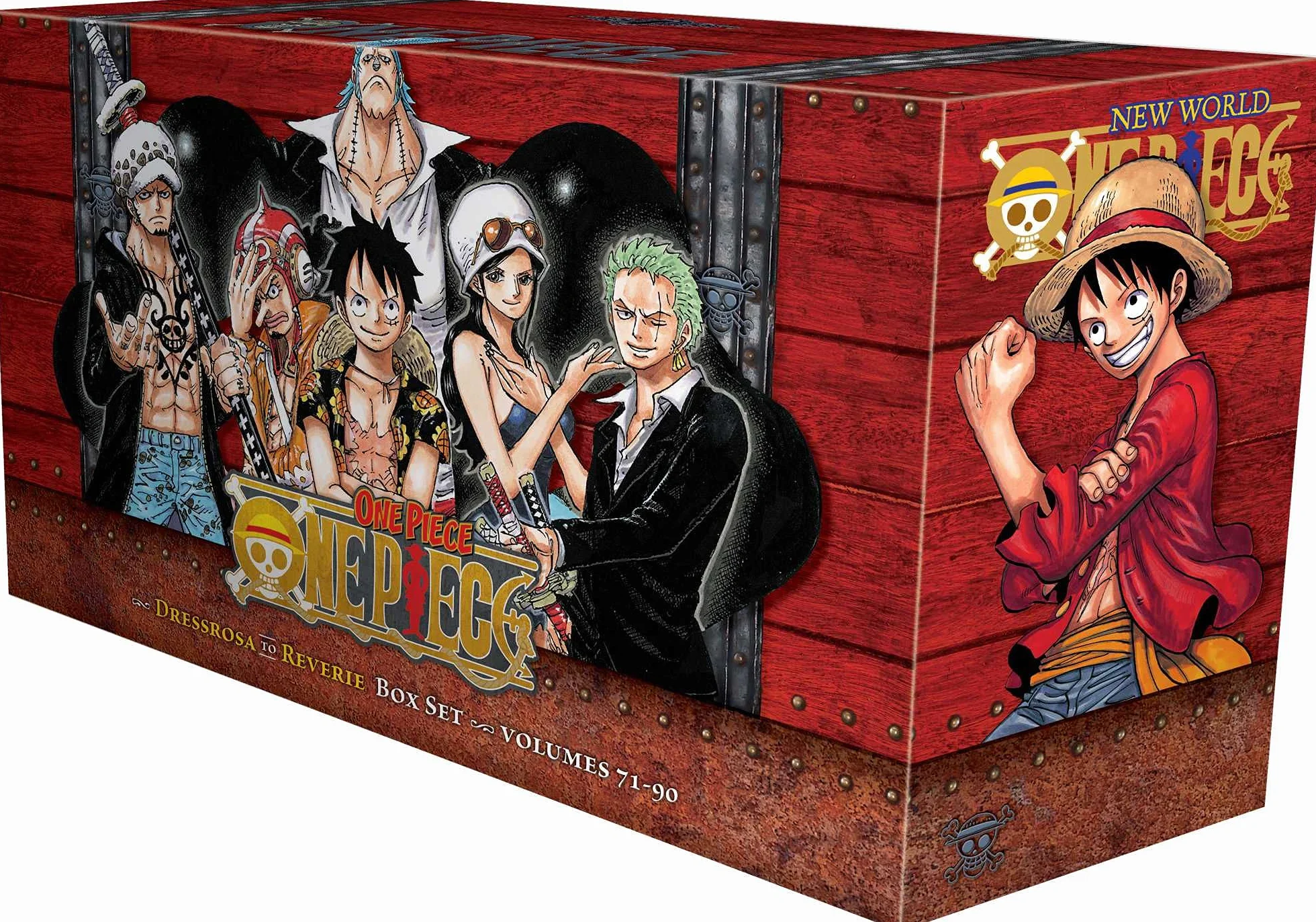 One Piece Box Set 4: Dressrosa to Reverie : Volumes 71-90 with Premium Volume 4