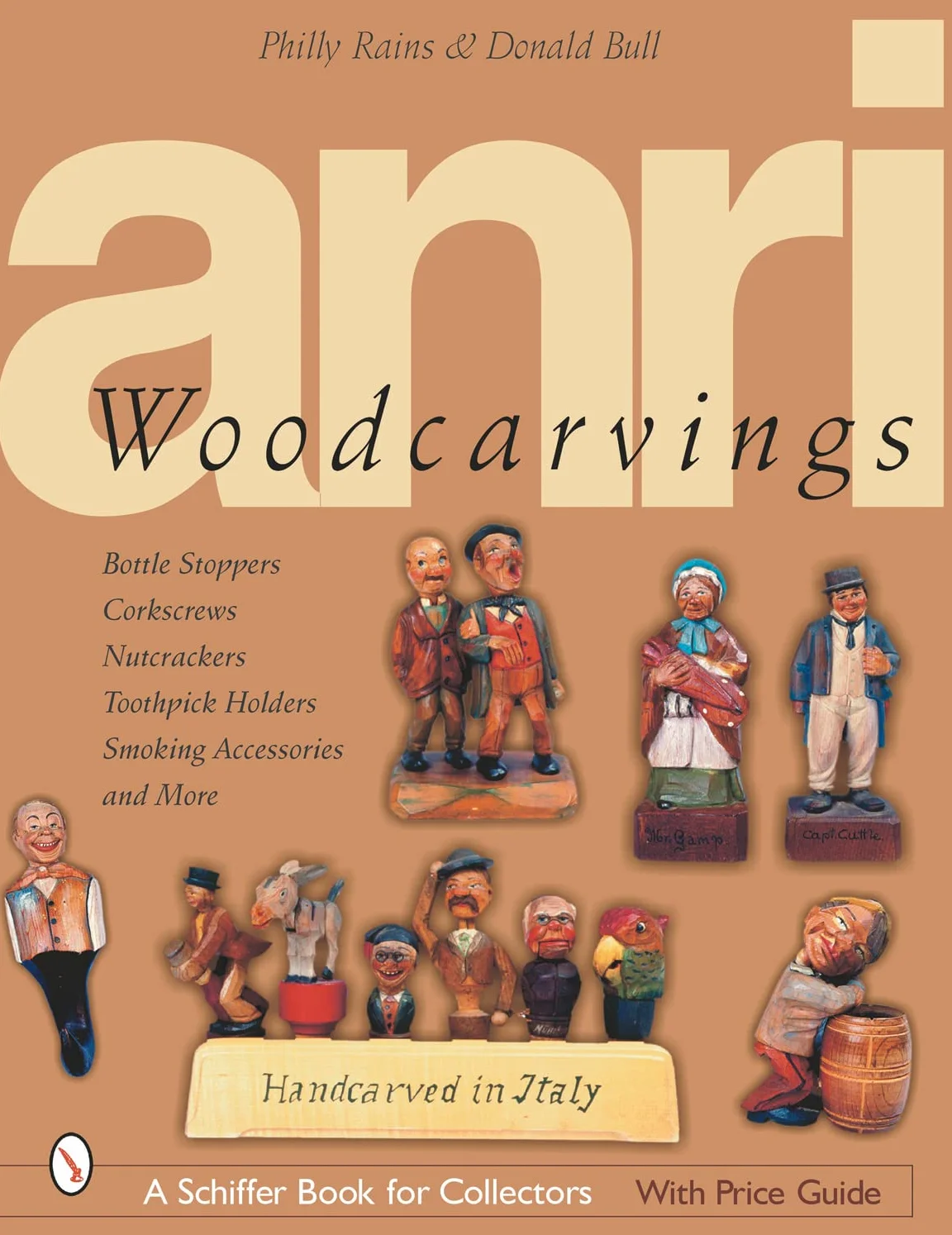Anri Woodcarving: Bottle Stoppers, Corkscrews, Nutcrackers, Toothpick Holders, Smoking Accessories, and More