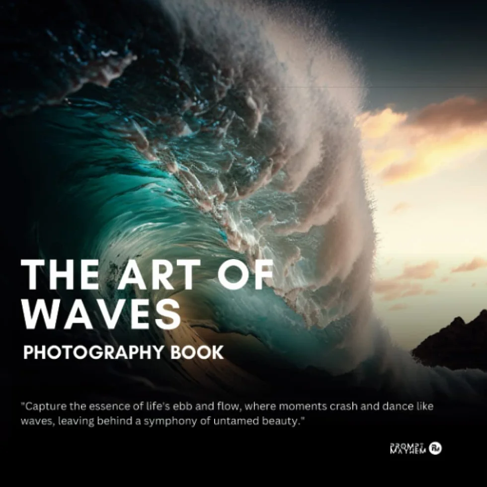 The Art of Waves Photography Book: A Majestic Digital Art Collection of Ocean Waves with 100+ High Quality Images for Sea, Ocean Lovers, Photography Enthusiasts | The Art of Midjourney