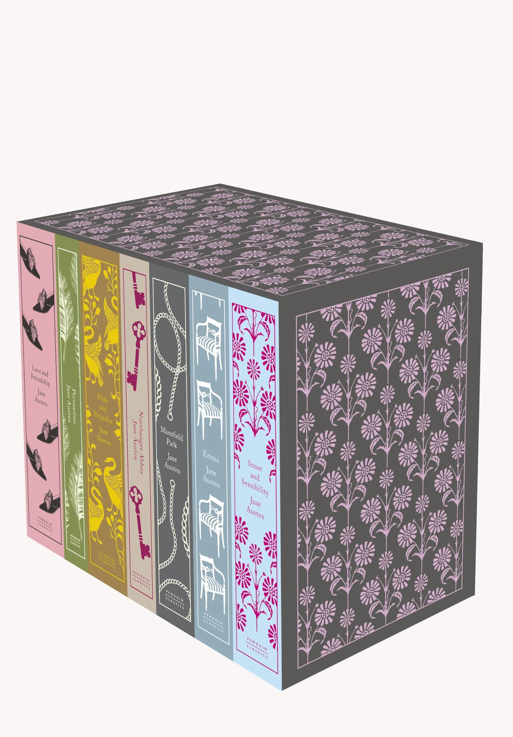 Jane Austen: The Complete Works 7-Book Boxed Set: Sense and Sensibility; Pride and Prejudice; Mansfield Park; Emma; Northanger Abbey; Persuasion; Love ... (Penguin Classics hardcover boxed set)