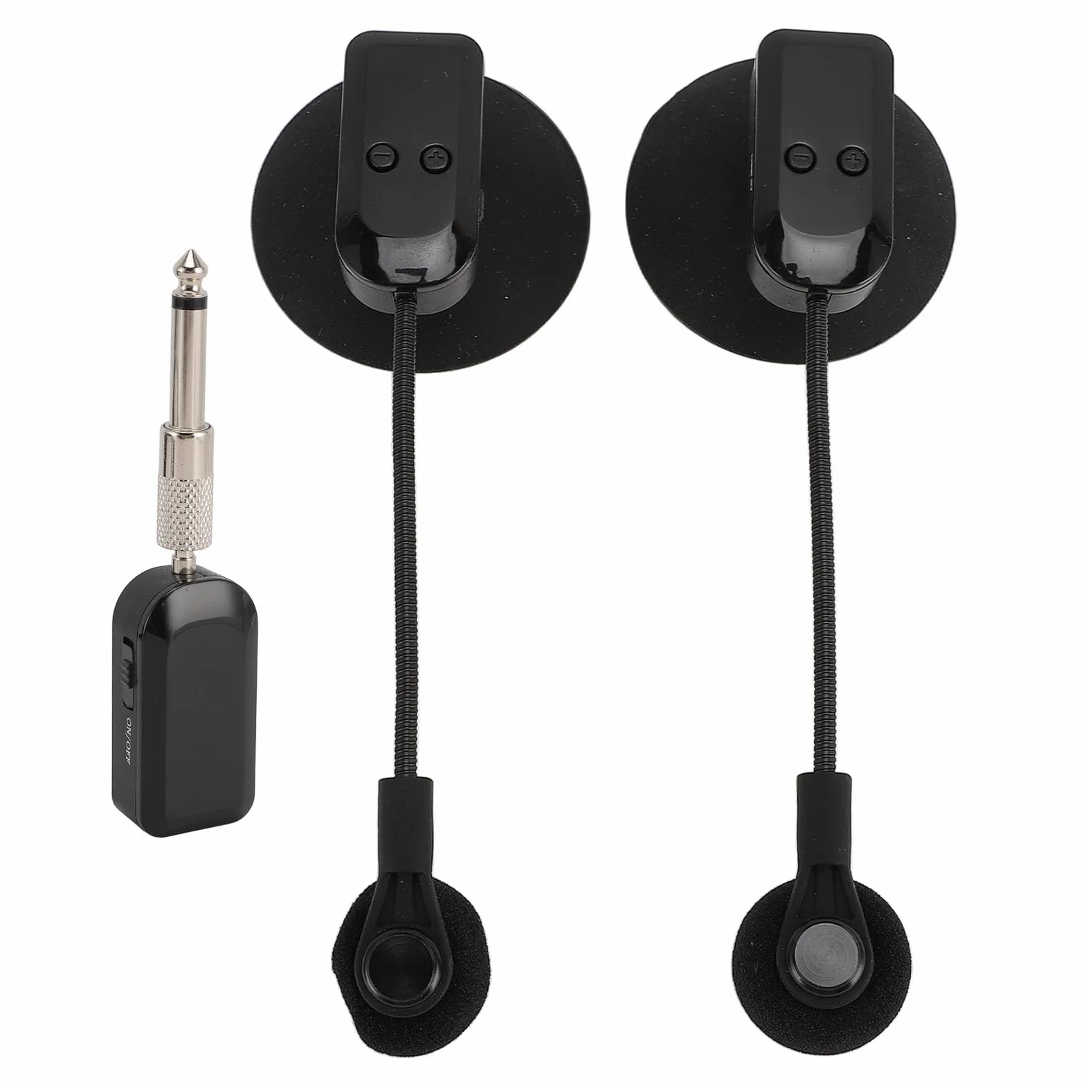 Microfono Wireless per Flauto, Pickup con Rotazione a 360° per Sassofono, Chitarra, Spettacoli di Violino, Fisarmonica con Supporto Antiurto, Lungo Raggio, Studio di