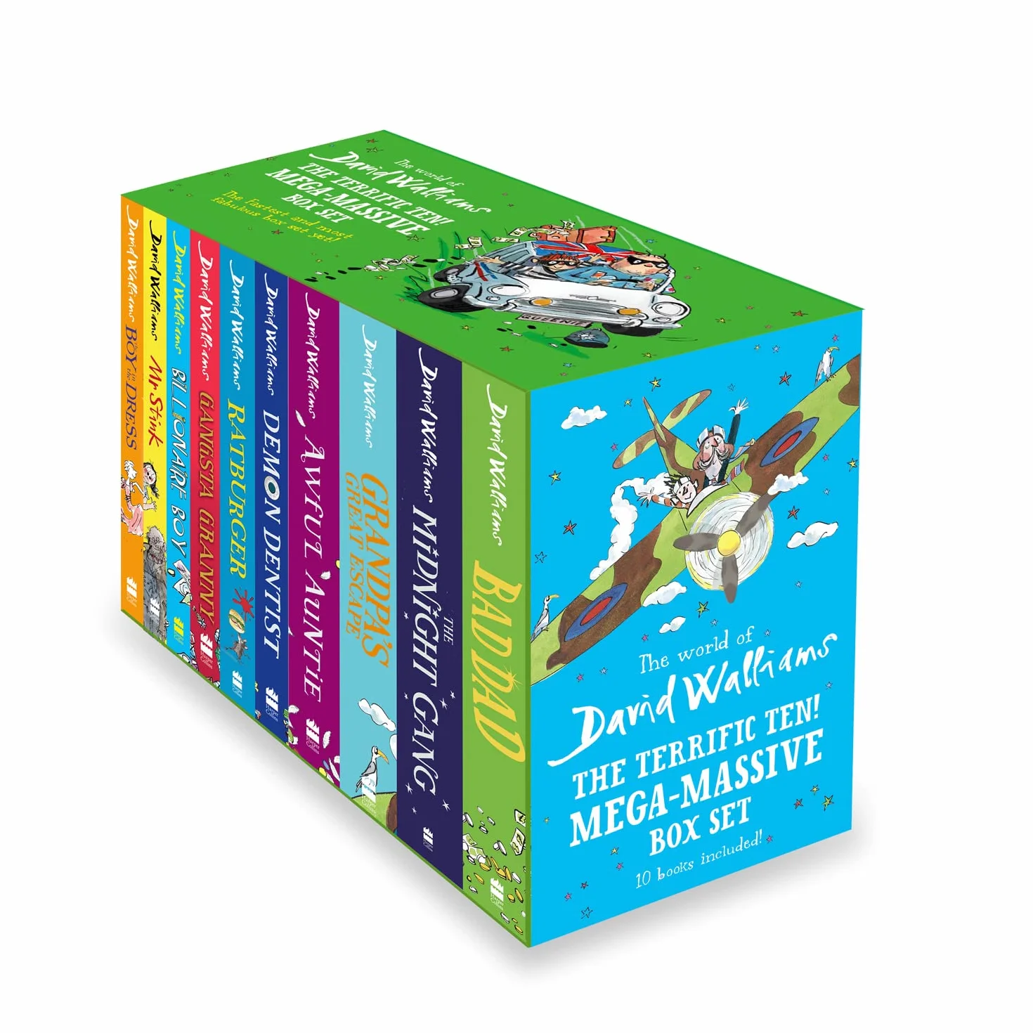 The Terrific Ten: Mega-Massive Box Set: A book by David Walliams