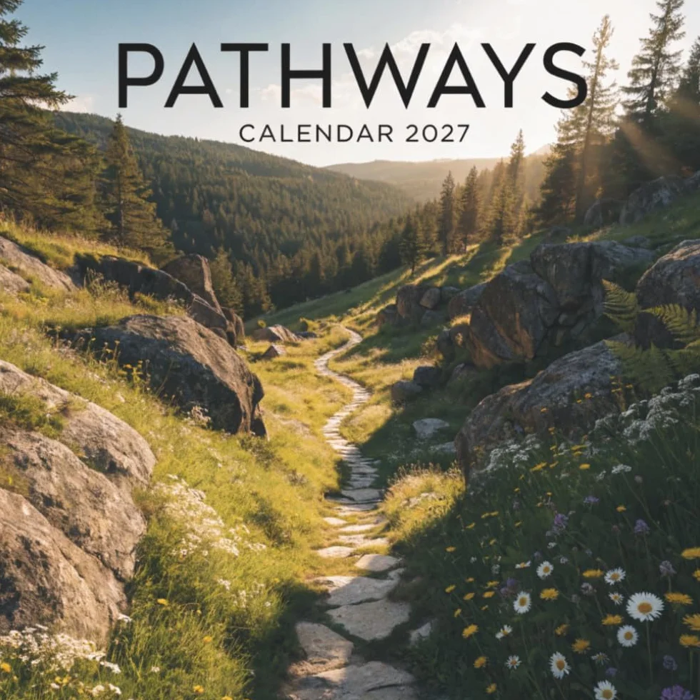 Pathways Calendar 2027: A Year of Scenic Trails, Peaceful Journeys, and Inspiring Landscapes
