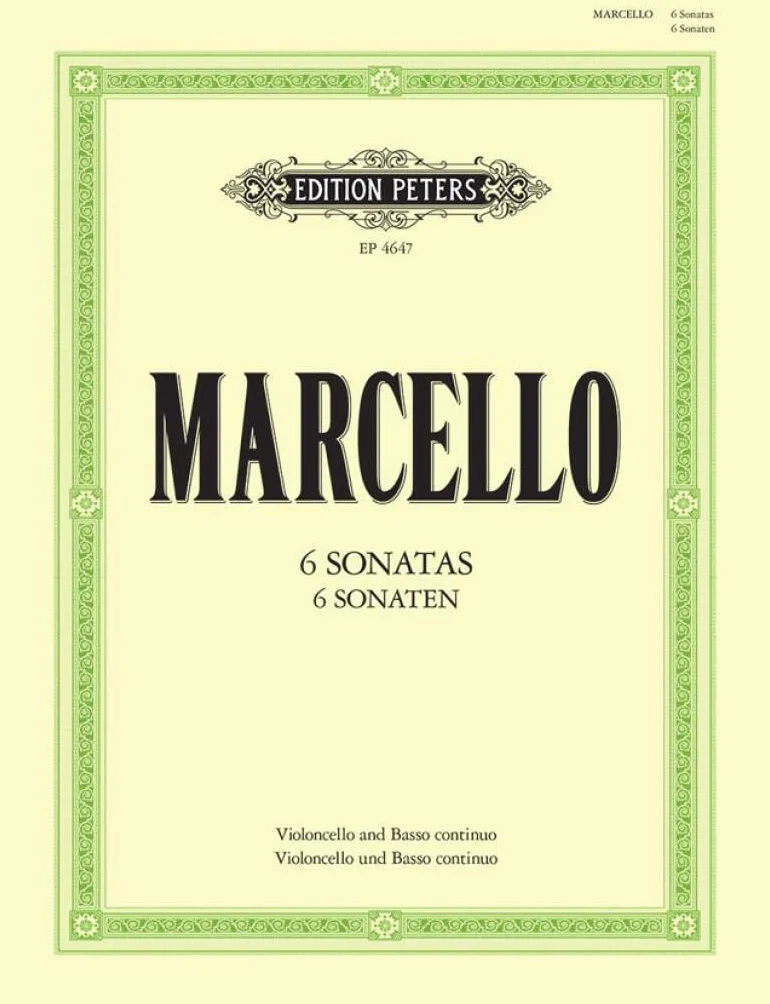 6 Sonatas for Cello and Continuo: Continuo Realized for Harpsichord/Piano Continuo Cello Ad Lib