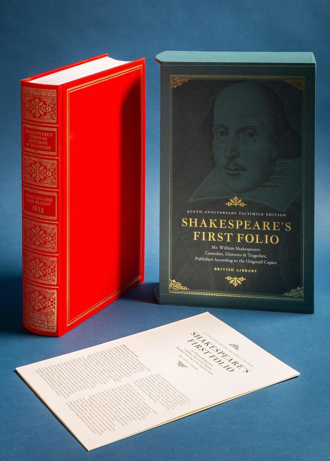 Shakespeare's First Folio: 400th Anniversary Facsimile Edition