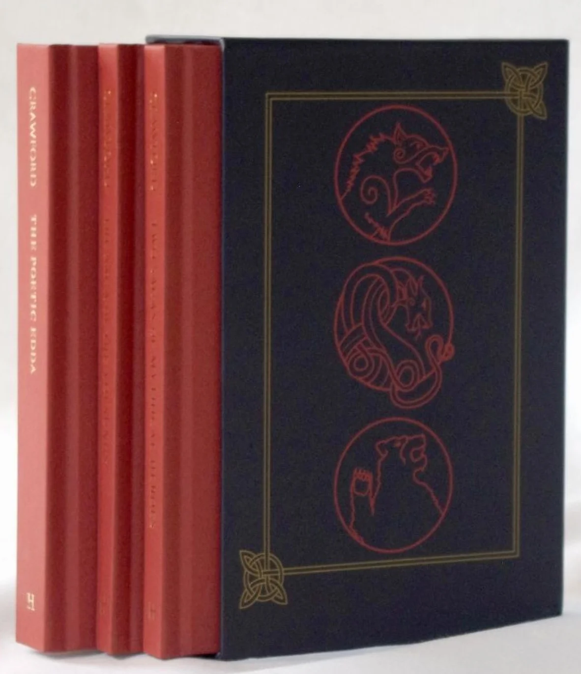 Jackson Crawford Three-Book Boxed Set: The Poetic Edda, The Saga of the Volsungs, and Two Sagas of Mythical Heroes
