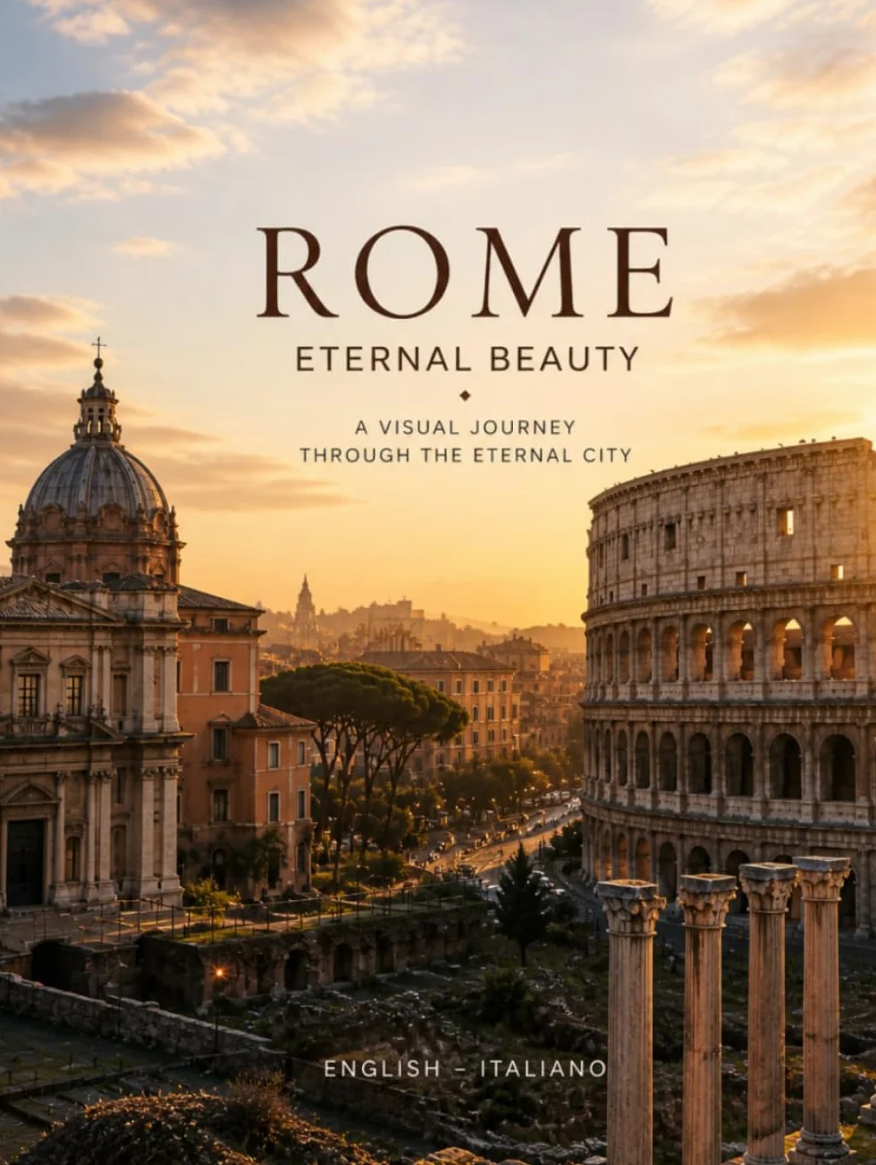 ROME ETERNAL BEAUTY A VISUAL JOURNEY THROUGH THE ETERNAL CITY: ENGLISH – ITALIANO