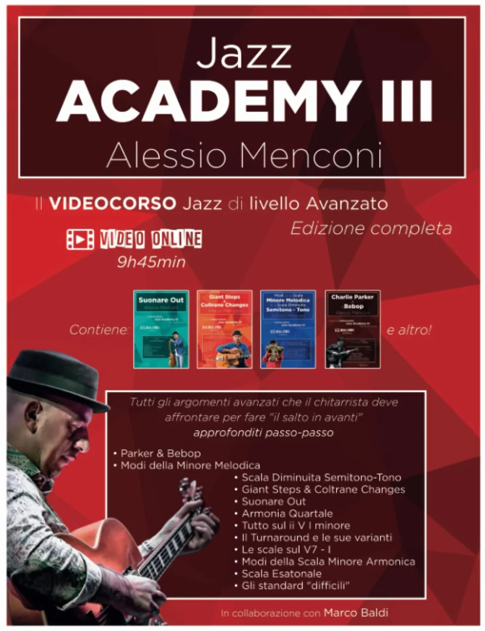 "Jazz Academy III": Video Corso di chitarra jazz di livello avanzato