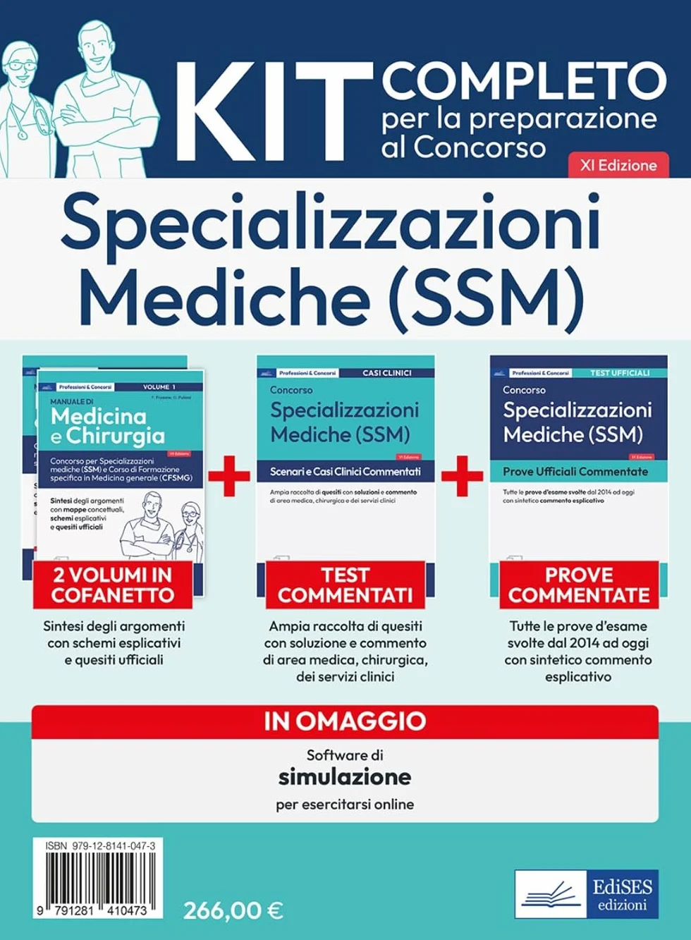 Kit completo per la preparazione al concorso di Specializzazioni Mediche (SSM). Teoria e test. Con software di simulazione