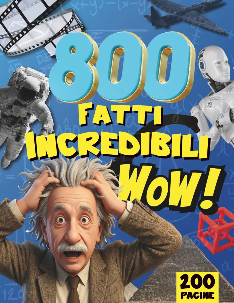800 FATTI INCREDIBILI WOW: Una raccolta di Curiosità, Stranezze e Cose Assurde da Tutto il Mondo - Tutto a COLORI! - Per Ragazzi e Adulti