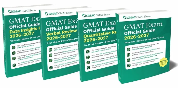 GMAT Official Guide 2026-2027 Bundle: Books + Online Question Bank