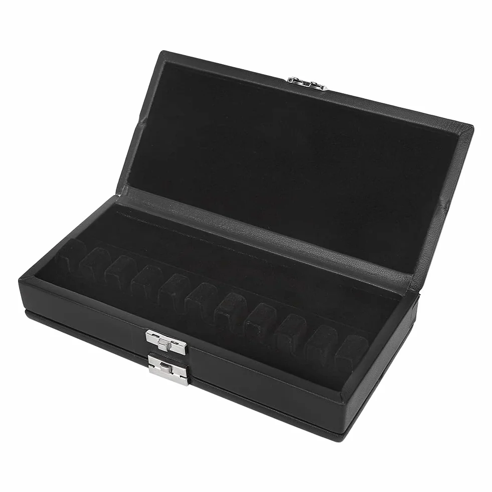 Scatola Porta Ance per Fagotto, 2 Strati, in Pelle Nera, a Prova di umidità, 20 Ance, Accessori per Strumenti Musicali