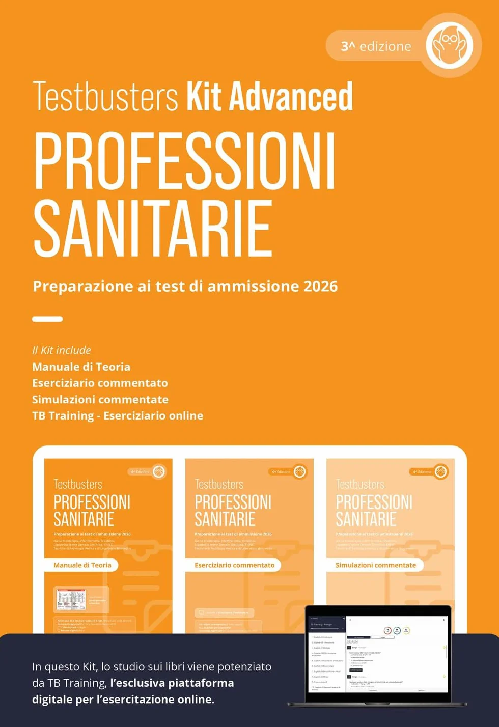 Testbusters Professioni sanitarie 2026. Kit advanced. Con simulatore online