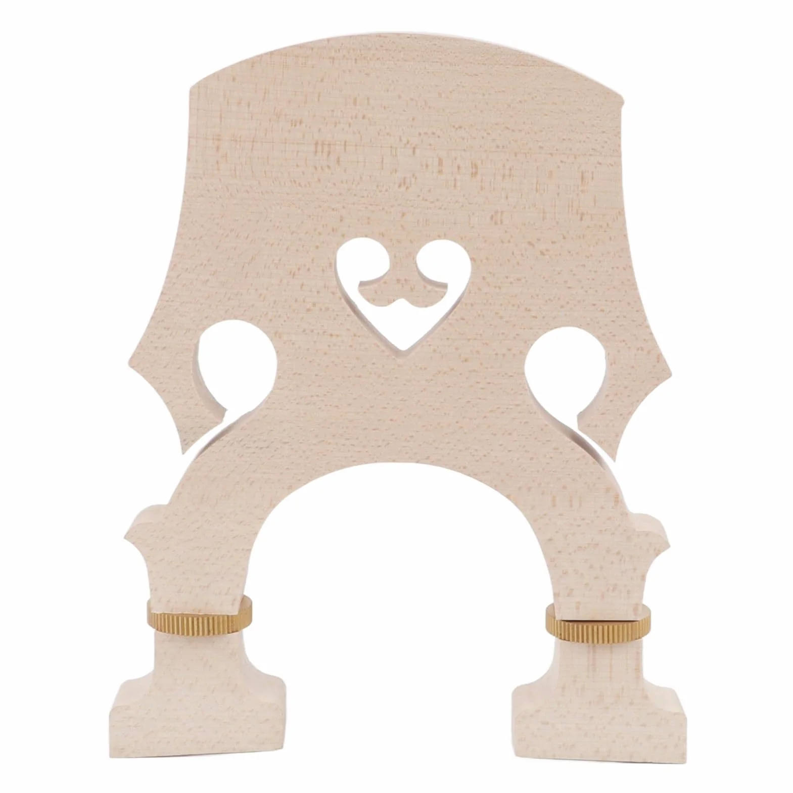 Ponte per Contrabbasso, Migliora le Prestazioni con Vite in Ottone Regolabile Ponte Contrabbasso in Legno di Acero, for Musicisti Professionisti e Studenti di Basso Elettrico in St